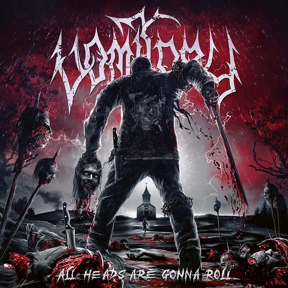 VOMITORY - All Heads Are Gonna Roll · RED PURPLE SPLATTER LP (Death Metal Vinyl) · Bild 1