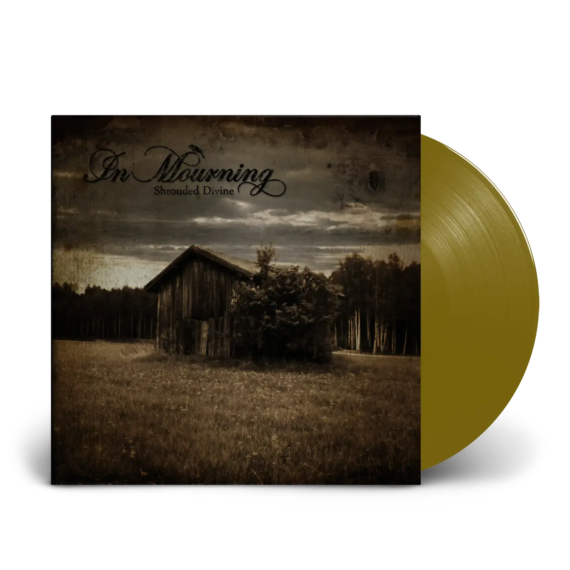 IN MOURNING - Shrouded Divine (Remastered 2022) · GOLDEN LP (Melodic Death Metal/Progressive Metal/Doom Metal Vinyl)