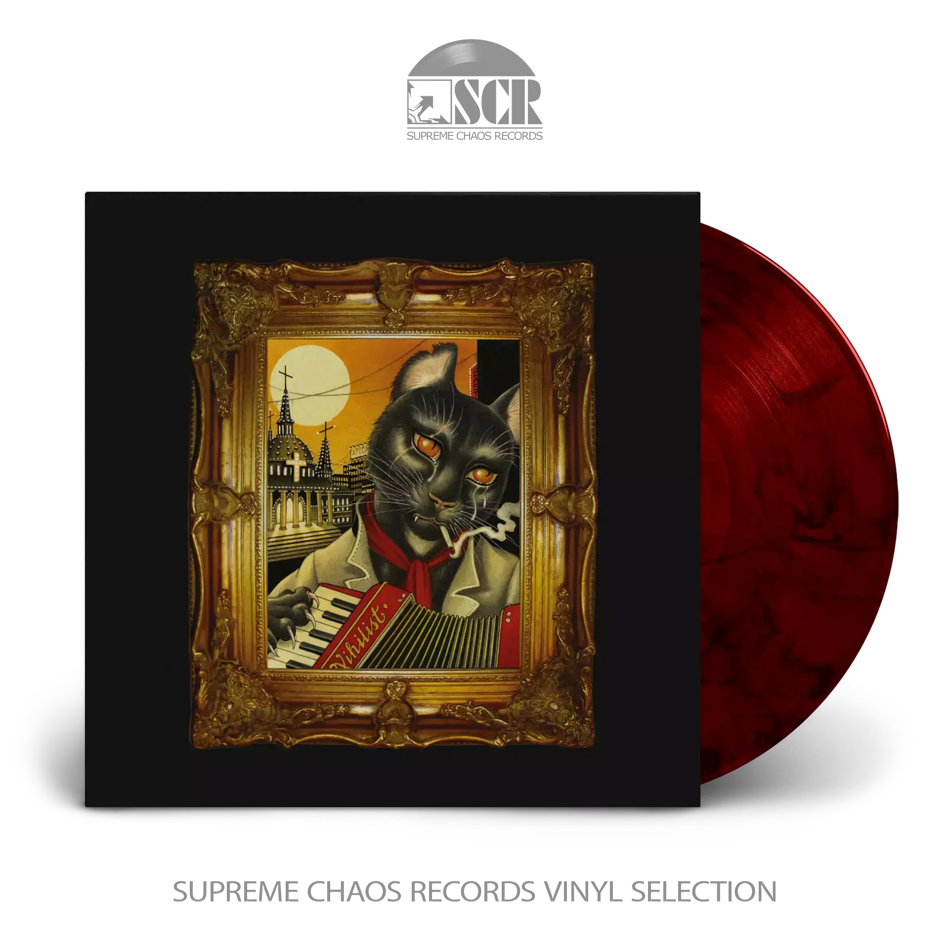 SPIRITUAL FRONT · Rotten Roma Casino | RED/BLACK MARBLED LP SPIRITUAL FRONT · Rotten Roma Casino | RED/BLACK MARBLED LP (Neofolk Vinyl)