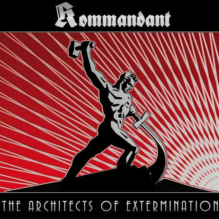 KOMMANDANT - The Architects Of Extermination · RED LP · Bild 1 KOMMANDANT - The Architects Of Extermination · RED LP (Black Metal Vinyl) · Bild 1