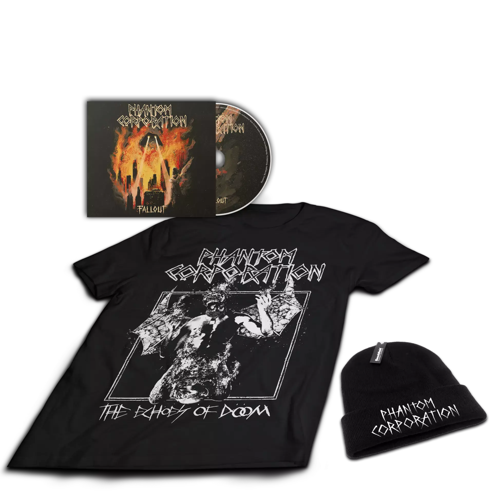 PHANTOM CORPORATION - Fallout · DIGIPAK BUNDLE (Death Metal CDs)