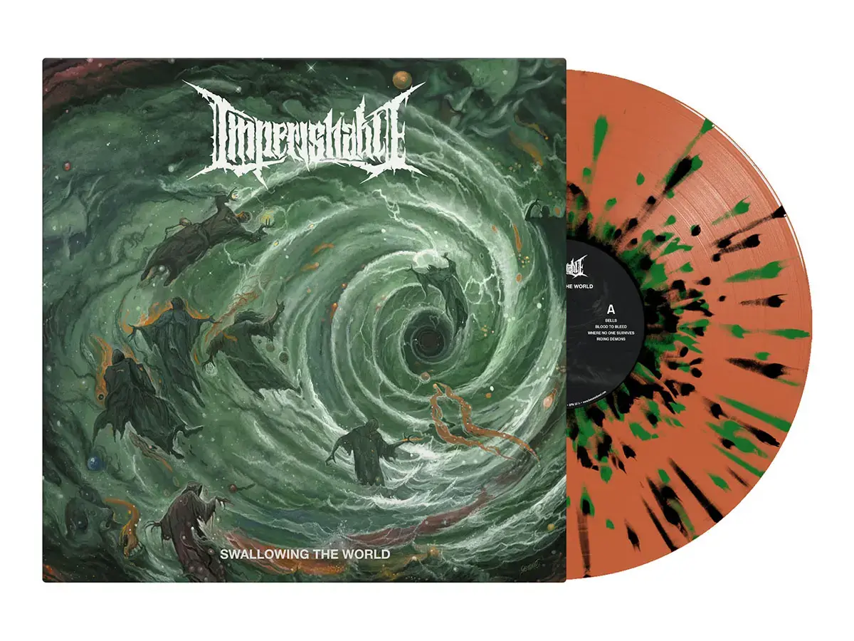 IMPERISHABLE - Swallowing The World · SPLATTER LP (Death Metal Vinyl)