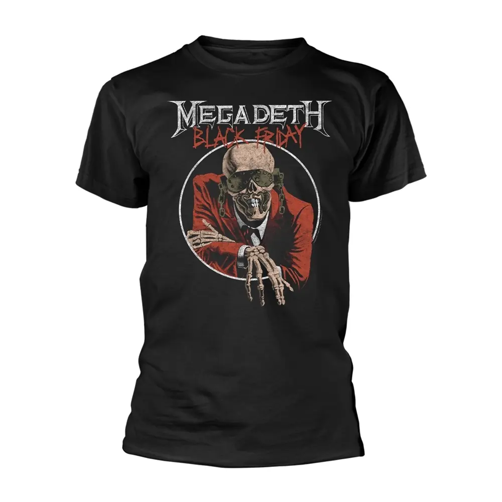 MEGADETH · Black Friday | T-SHIRT MEGADETH · Black Friday | T-SHIRT (Thrash Metal/Heavy Metal Clothes)