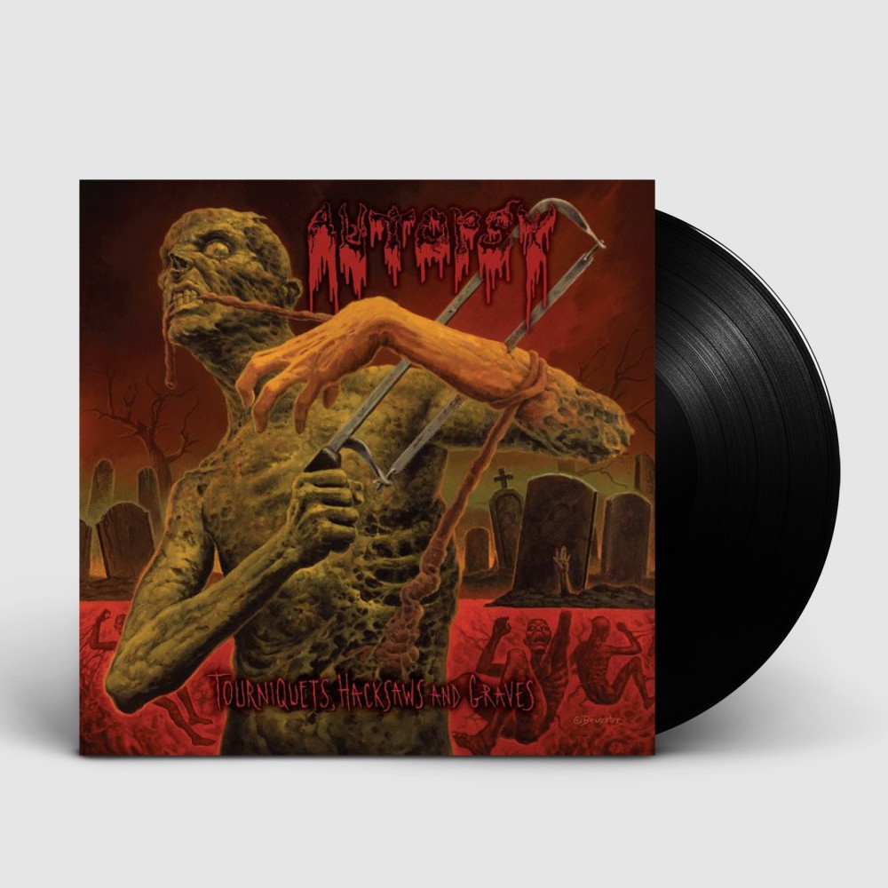 AUTOPSY - Tourniquets, Hacksaws And Graves · BLACK LP AUTOPSY - Tourniquets, Hacksaws And Graves · BLACK LP (Death Metal Vinyl)