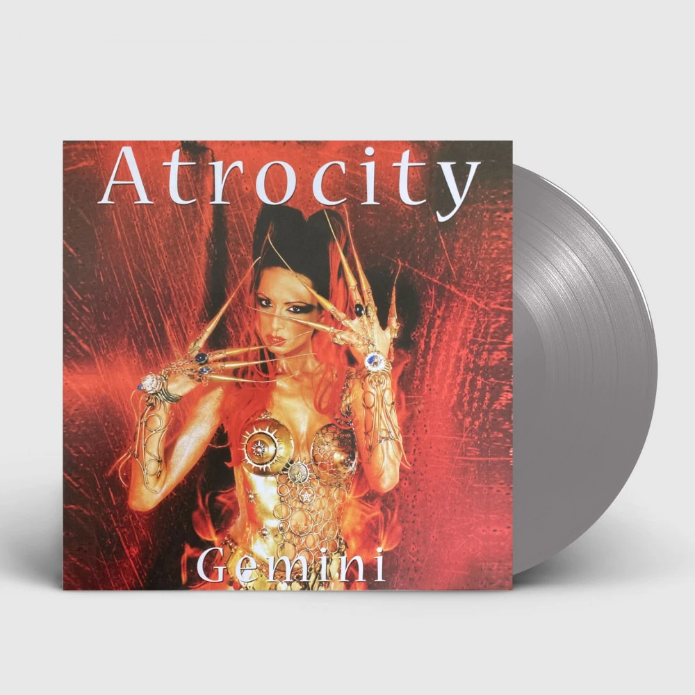 ATROCITY · Gemini | SILVER/RED LP (Industrial Vinyl)