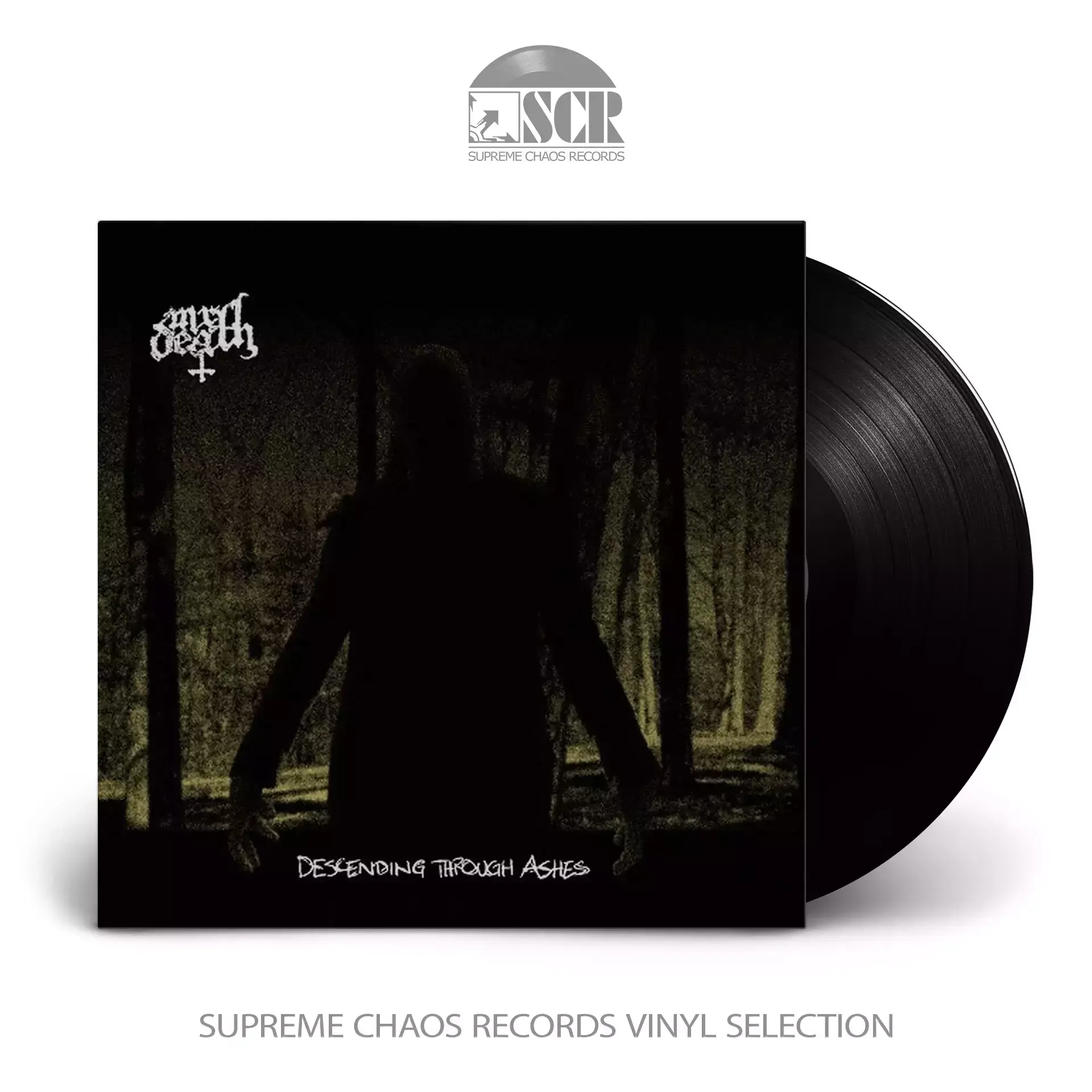 MR. DEATH · Descending Through Ashes | BLACK LP (Death Metal Vinyl)