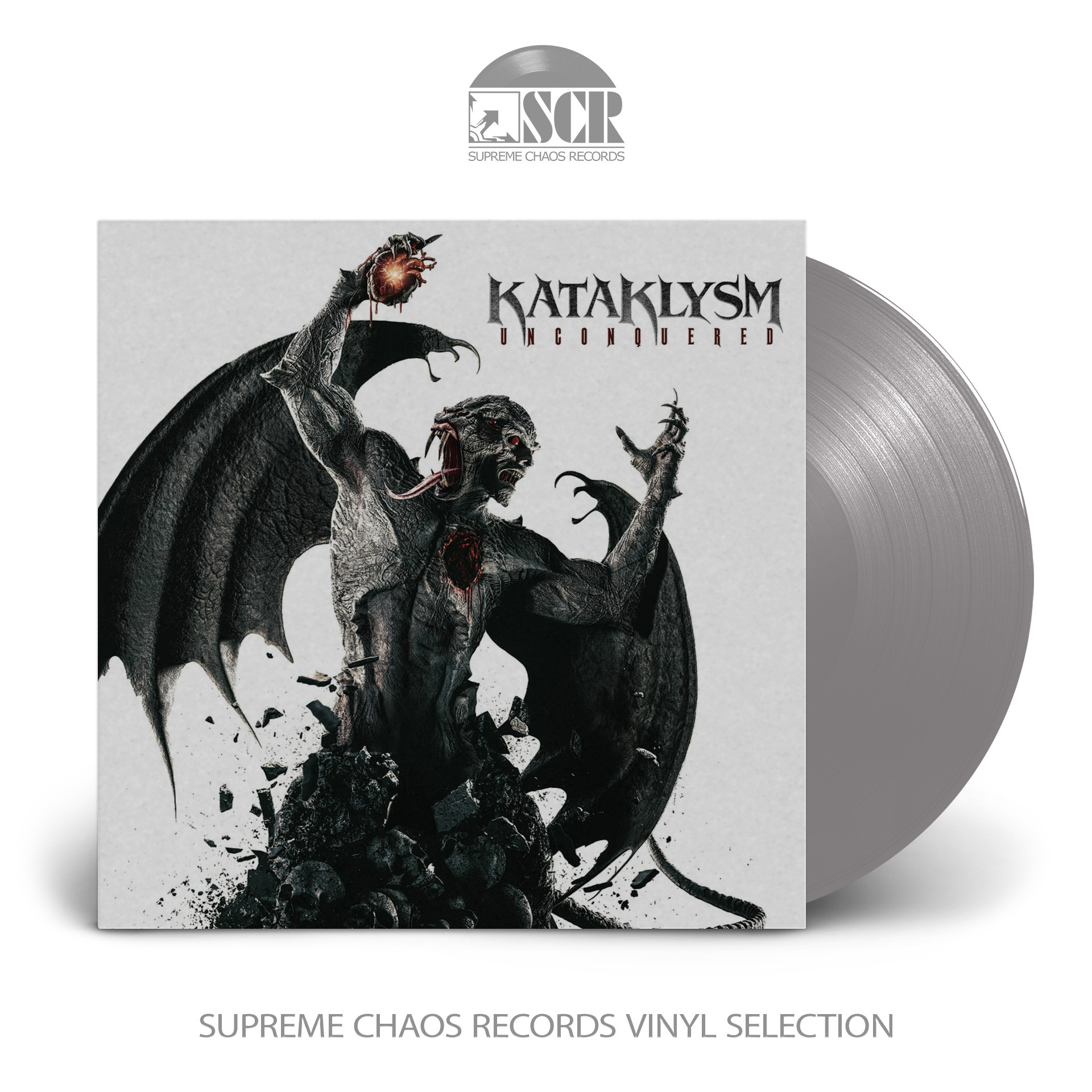 KATAKLYSM - Unconquered · SILVER LP (Death Metal Vinyl)