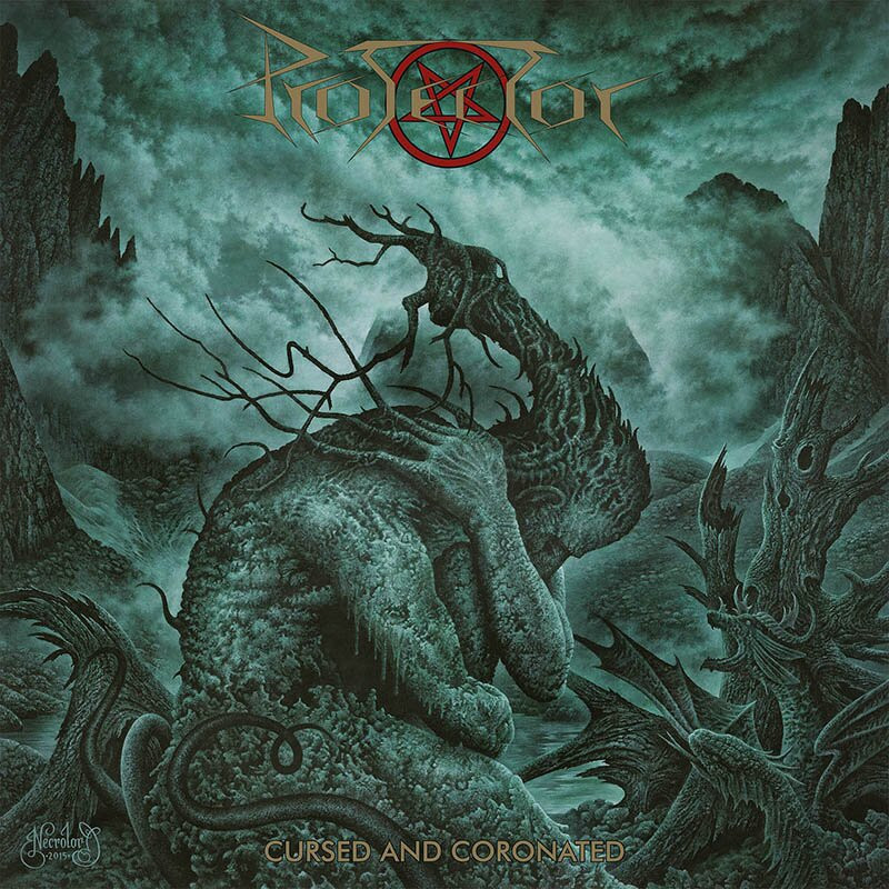 PROTECTOR · Cursed And Coronated | BLACK LP · Bild 1 PROTECTOR · Cursed And Coronated | BLACK LP (Death Metal Vinyl) · Bild 1
