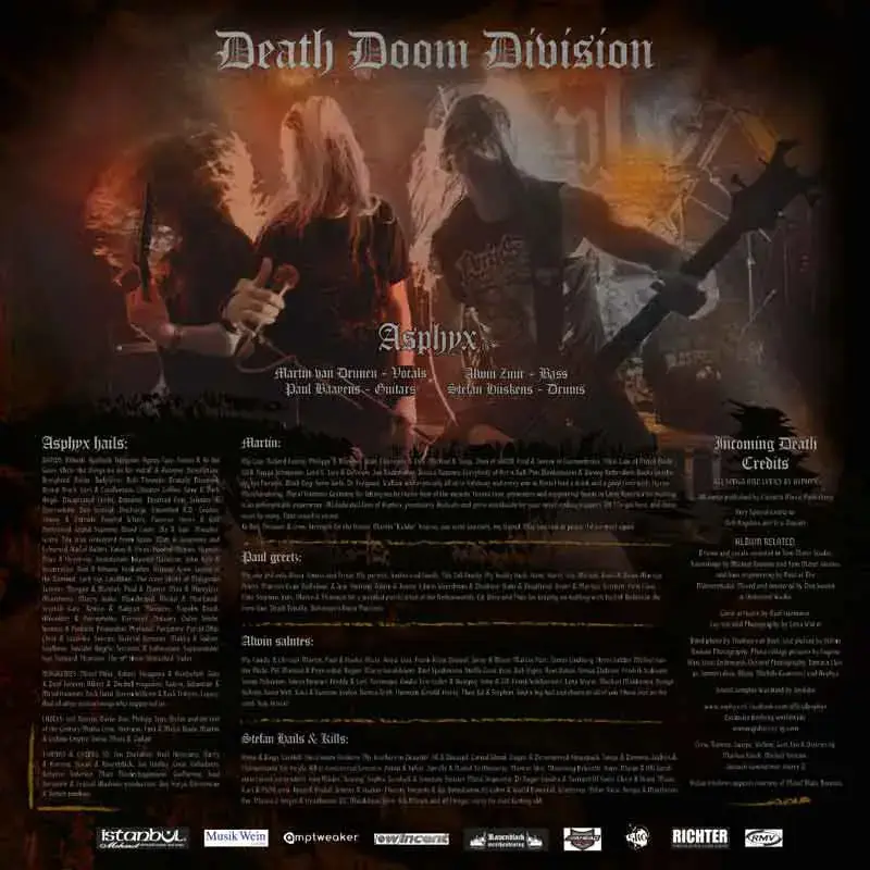 ASPHYX - Incoming Death (Pop-Up) · ORANGE LP · Bild 3 ASPHYX - Incoming Death (Pop-Up) · ORANGE LP (Death Metal Vinyl) · Bild 3