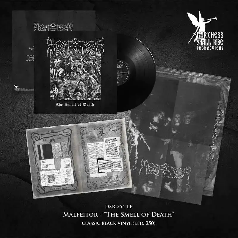 MALFEITOR · The Smell Of Death | BLACK LP (Black Metal Vinyl) · Bild 2