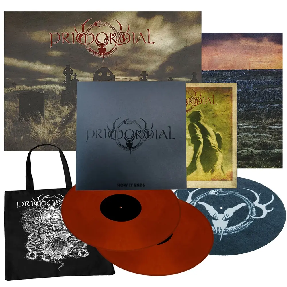 PRIMORDIAL · How It Ends | BRICK RED MARBLED DOUBLE VINYL PRIMORDIAL · How It Ends | BRICK RED MARBLED DOUBLE VINYL (Pagan Metal Vinyl)