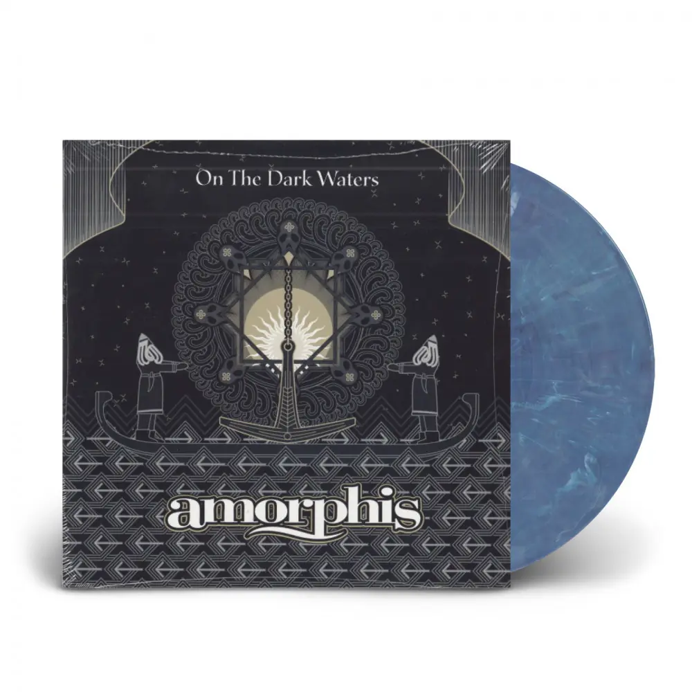 AMORPHIS - On The Dark Waters · BLUE/WHITE 7" EP (Heavy Metal/Melodic Death Metal Vinyl)