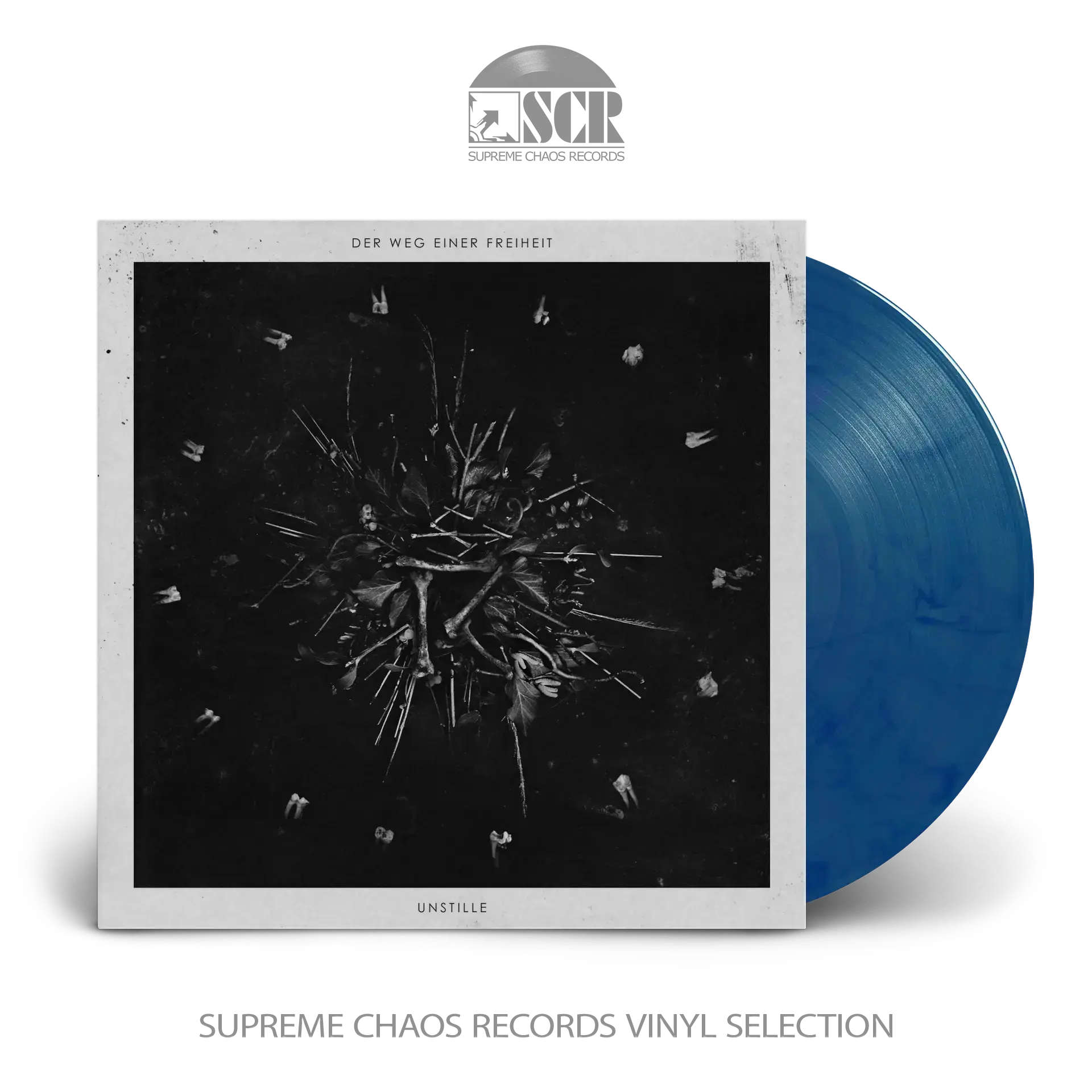 DER WEG EINER FREIHEIT · Unstille (B-Stock) | CLEAR/RED/BLUE LP (Black Metal Vinyl)