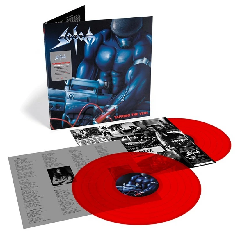SODOM - Tapping The Vein · TRANSPARENT RED 2LP SODOM - Tapping The Vein · TRANSPARENT RED 2LP (Thrash Metal Vinyl)