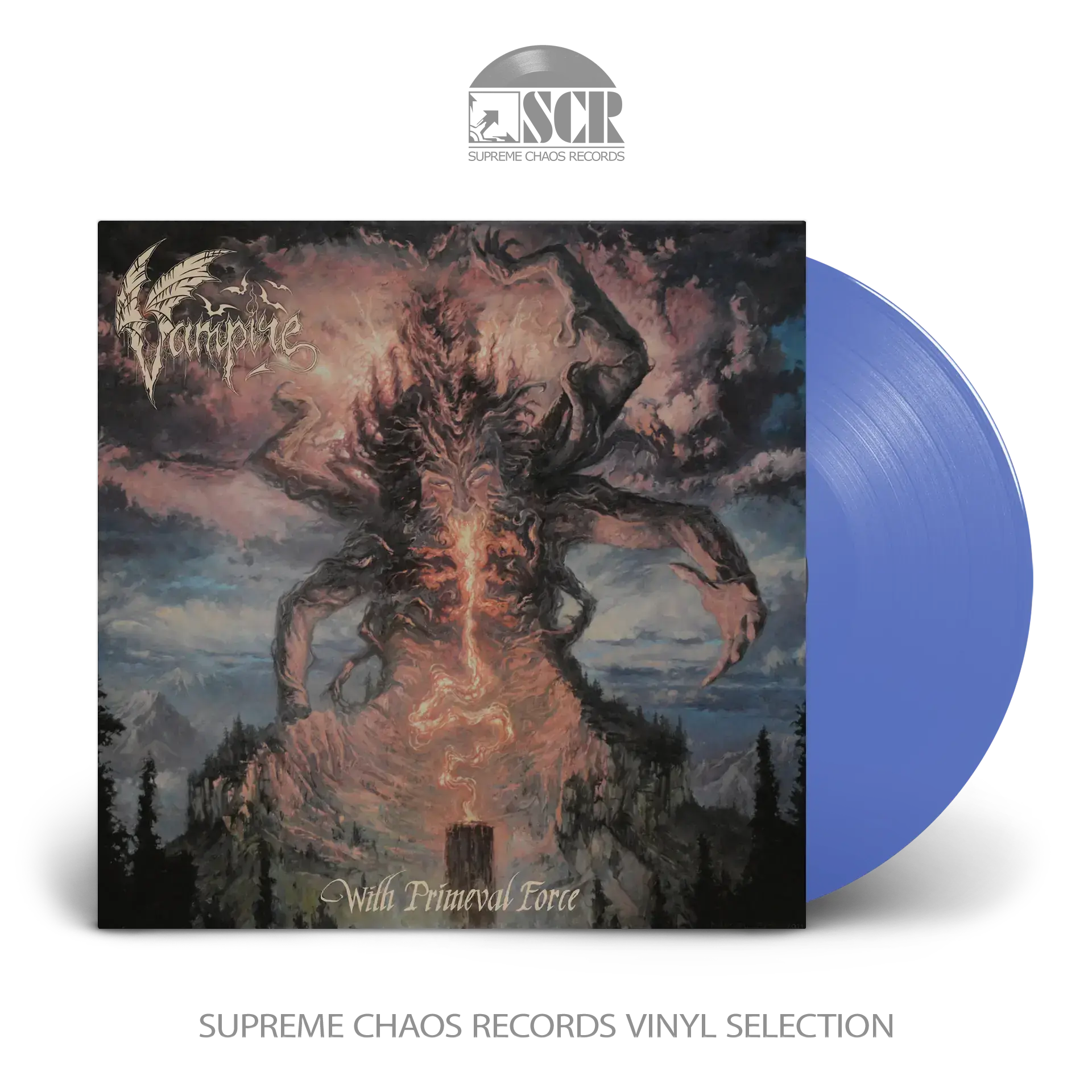 VAMPIRE · With Primeval Force | BLUE LP VAMPIRE · With Primeval Force | BLUE LP (Death Metal Vinyl)