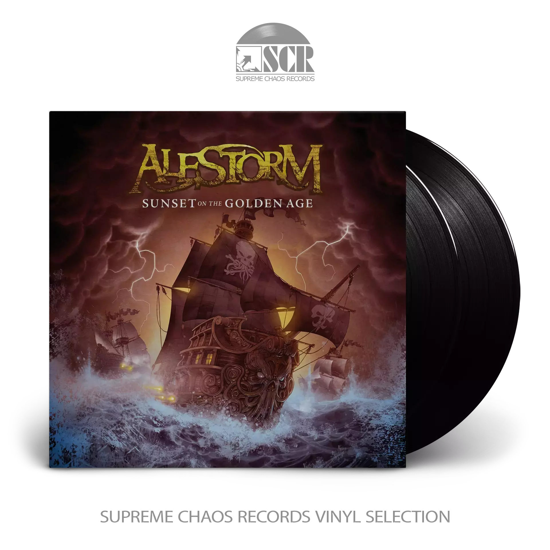 ALESTORM · Sunset On The Golden Age | BLACK 2LP ALESTORM · Sunset On The Golden Age | BLACK 2LP (Pirate Metal Vinyl)