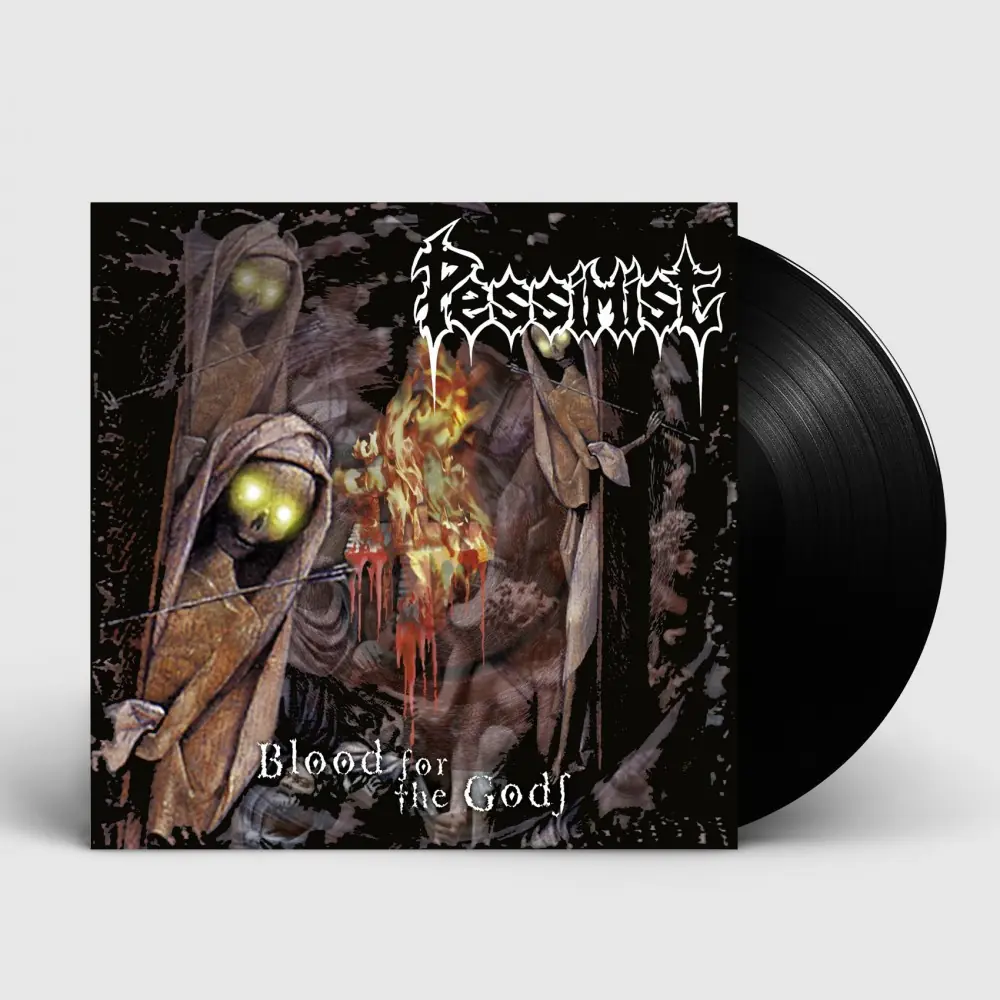 PESSIMIST - Blood For The Gods · BLACK LP PESSIMIST - Blood For The Gods · BLACK LP (Death Metal Vinyl)