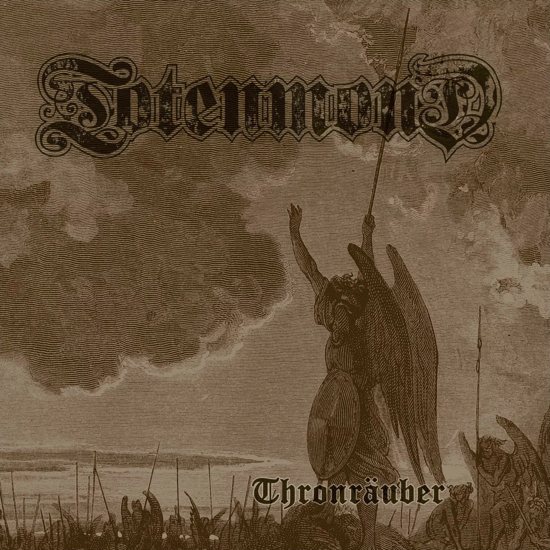 TOTENMOND - Thronräuber · WHITE LP · Bild 1 TOTENMOND - Thronräuber · WHITE LP (Death Metal Vinyl) · Bild 1