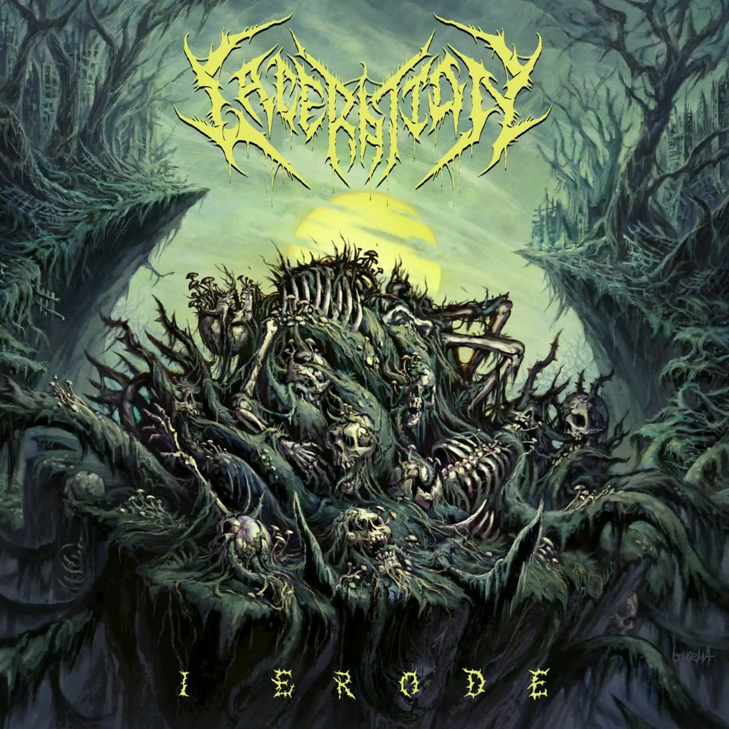 LACERATION - I Erode · EASTER YELLOW LP (Death Metal Vinyl)