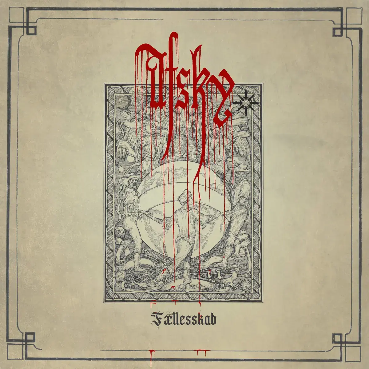AFSKY - Fællesskab · RED LP · Bild 1 AFSKY - Fællesskab · RED LP (Black Metal Vinyl) · Bild 1
