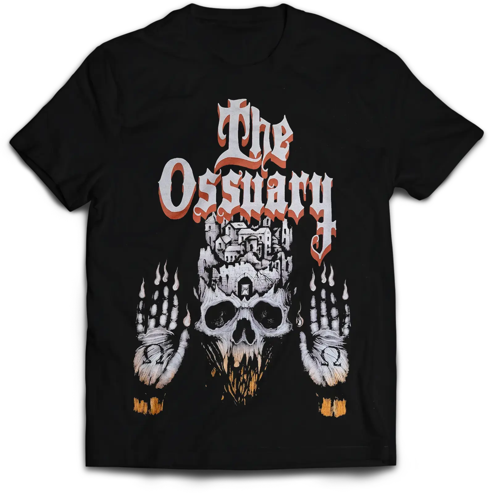 THE OSSUARY · Oltretomba | T-SHIRT THE OSSUARY · Oltretomba | T-SHIRT (Doom Metal/Heavy Metal/Psychedelic Rock Clothes)