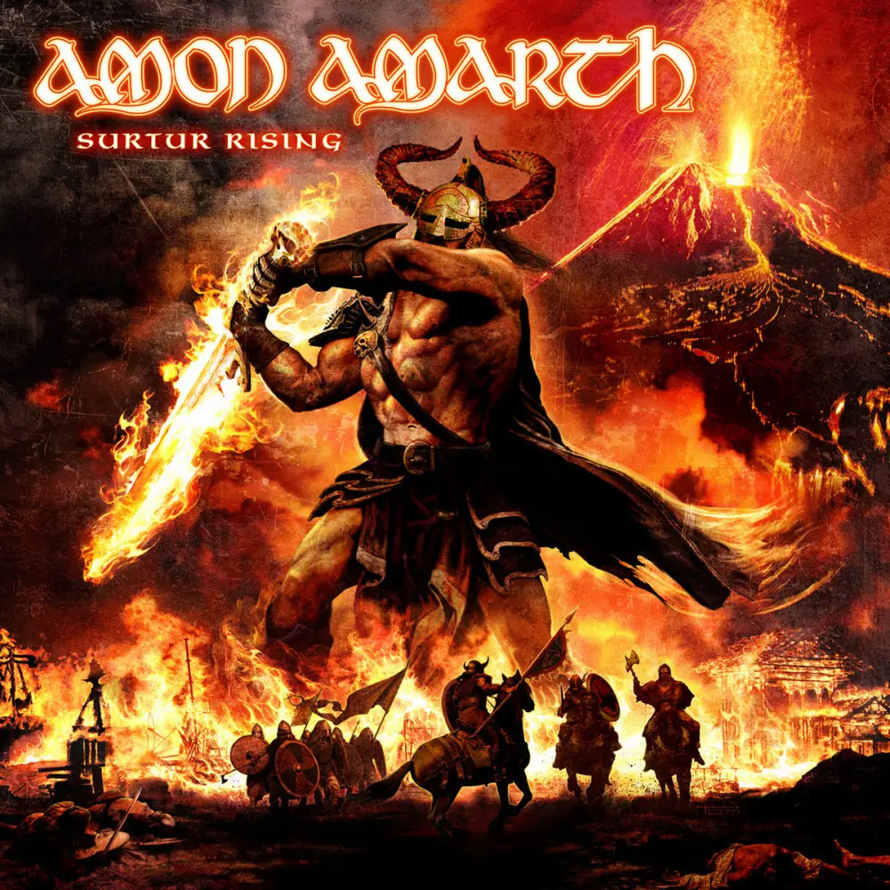 AMON AMARTH - Surtur Rising · SUN YELLOW MARBLED LP · Bild 1 AMON AMARTH - Surtur Rising · SUN YELLOW MARBLED LP (Death Metal Vinyl) · Bild 1