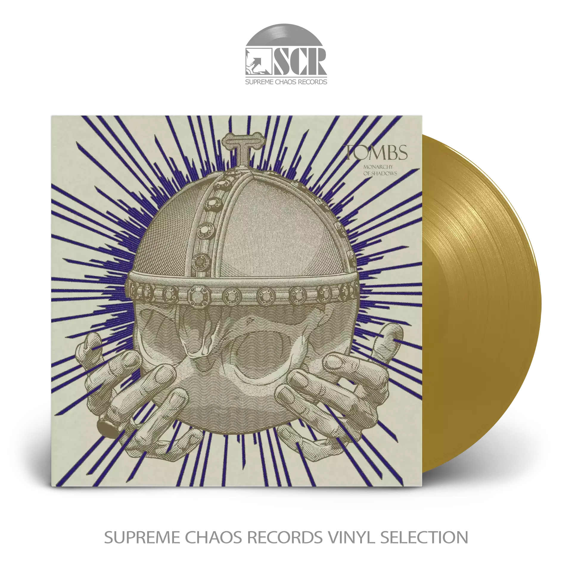 TOMBS · Monarchy Of Shadows | GOLD LP (Death Metal Vinyl)