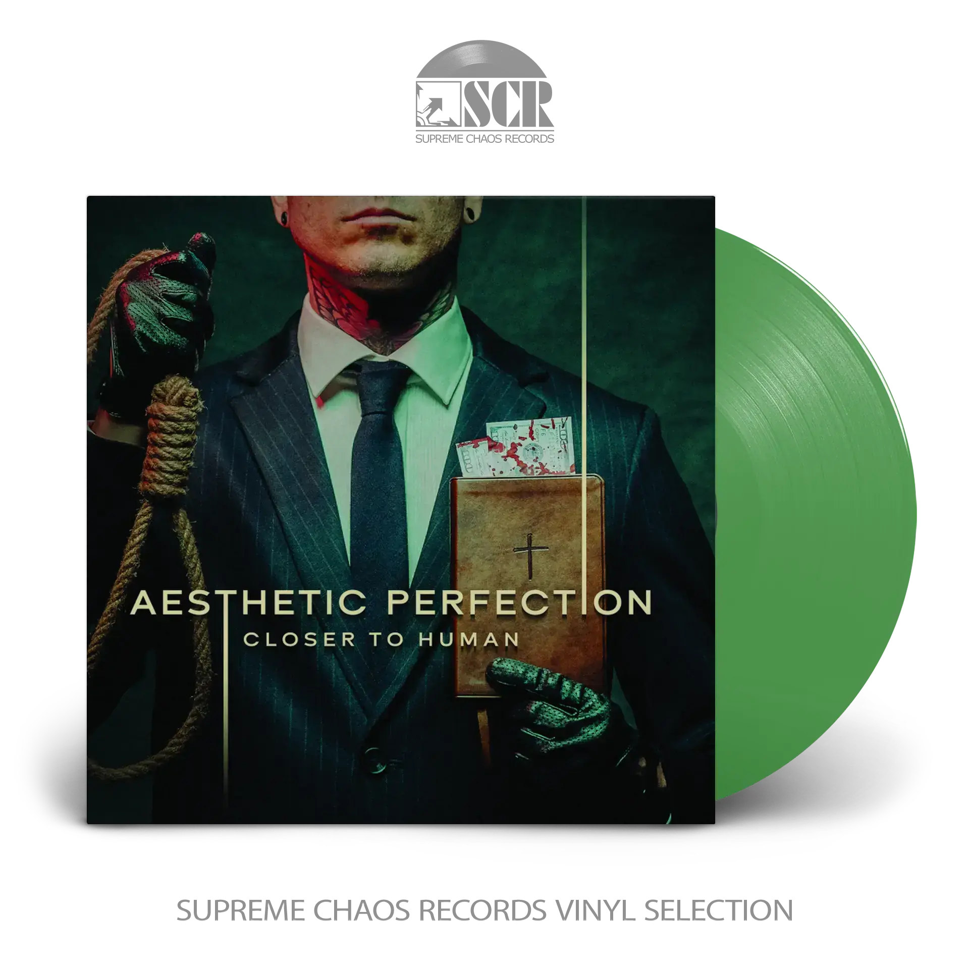 AESTHETIC PERFECTION - Closer to Human · GREEN LP AESTHETIC PERFECTION - Closer to Human · GREEN LP (Industrial/Electronic Vinyl)