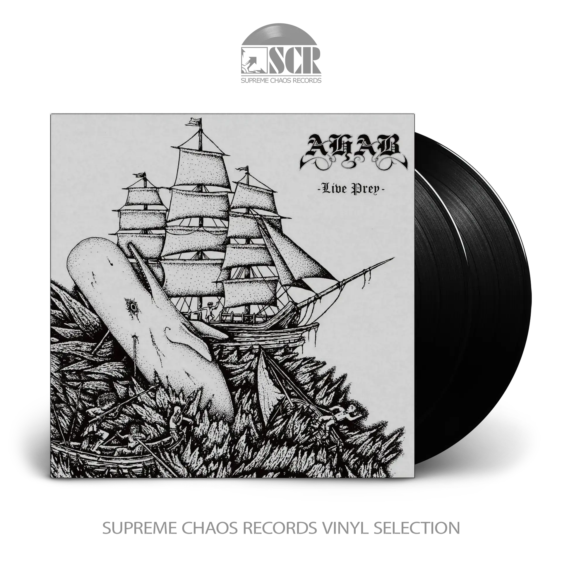 AHAB - Live Prey · BLACK 2LP (Doom Metal/Death Metal/Black Metal Vinyl)