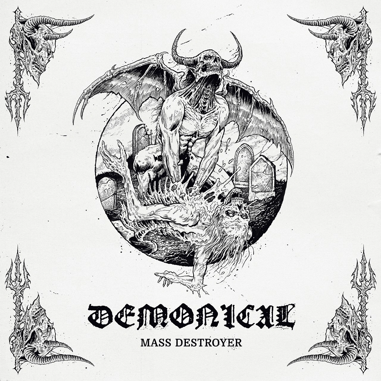 DEMONICAL · Mass Destroyer | BLACK LP (Death Metal Vinyl) · Bild 1
