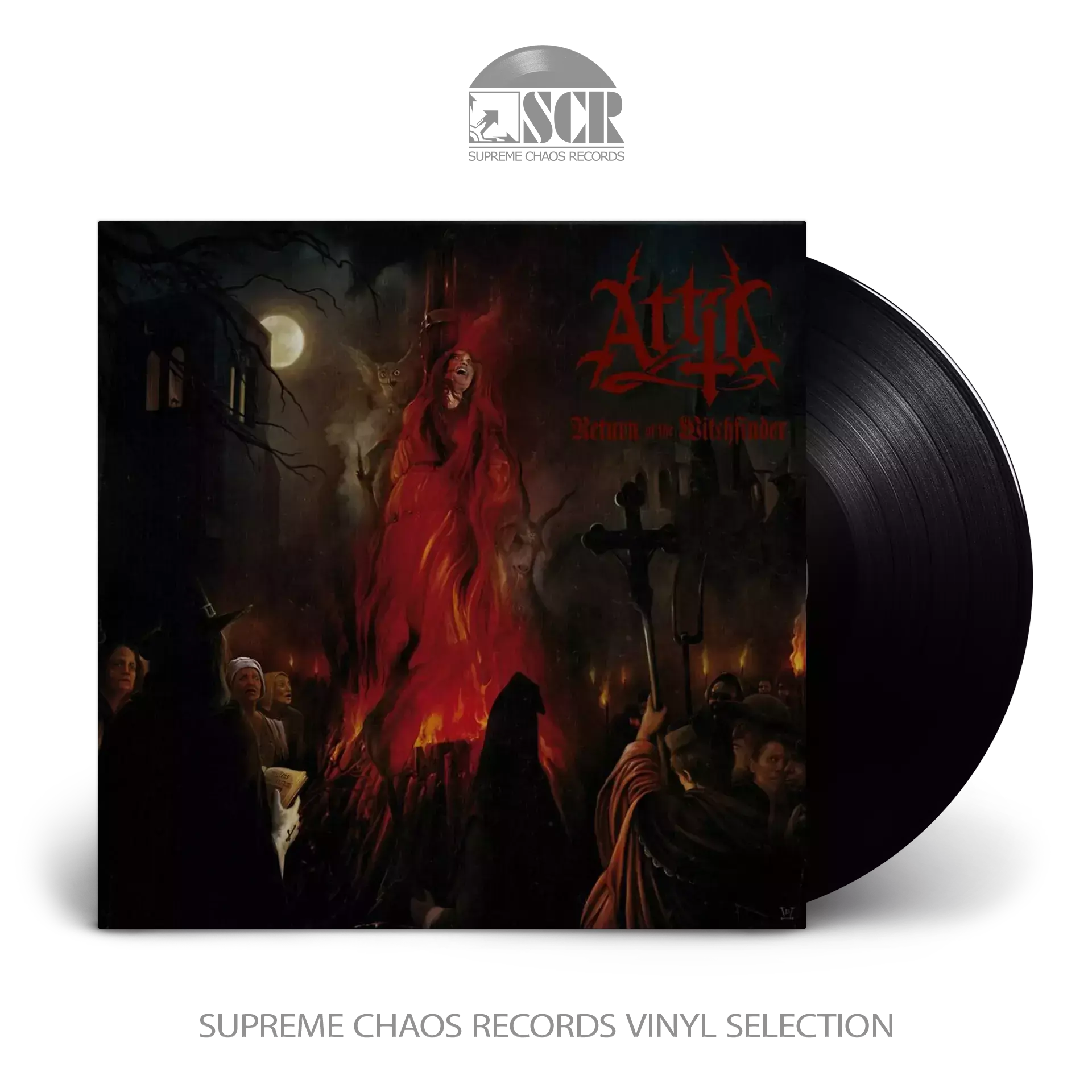 ATTIC - Return Of The Witchfinder · BLACK LP (Heavy Metal Vinyl)