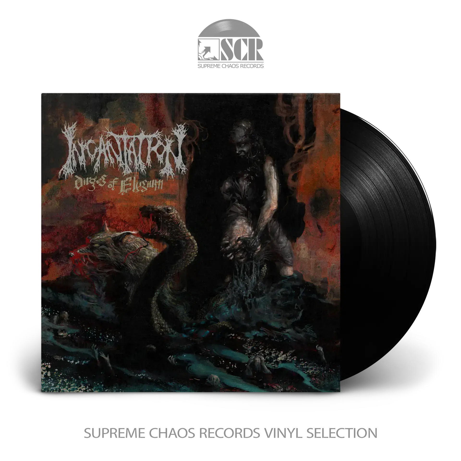 INCANTATION · Dirges of Elysium | BLACK LP INCANTATION · Dirges of Elysium | BLACK LP (Death Metal Vinyl)