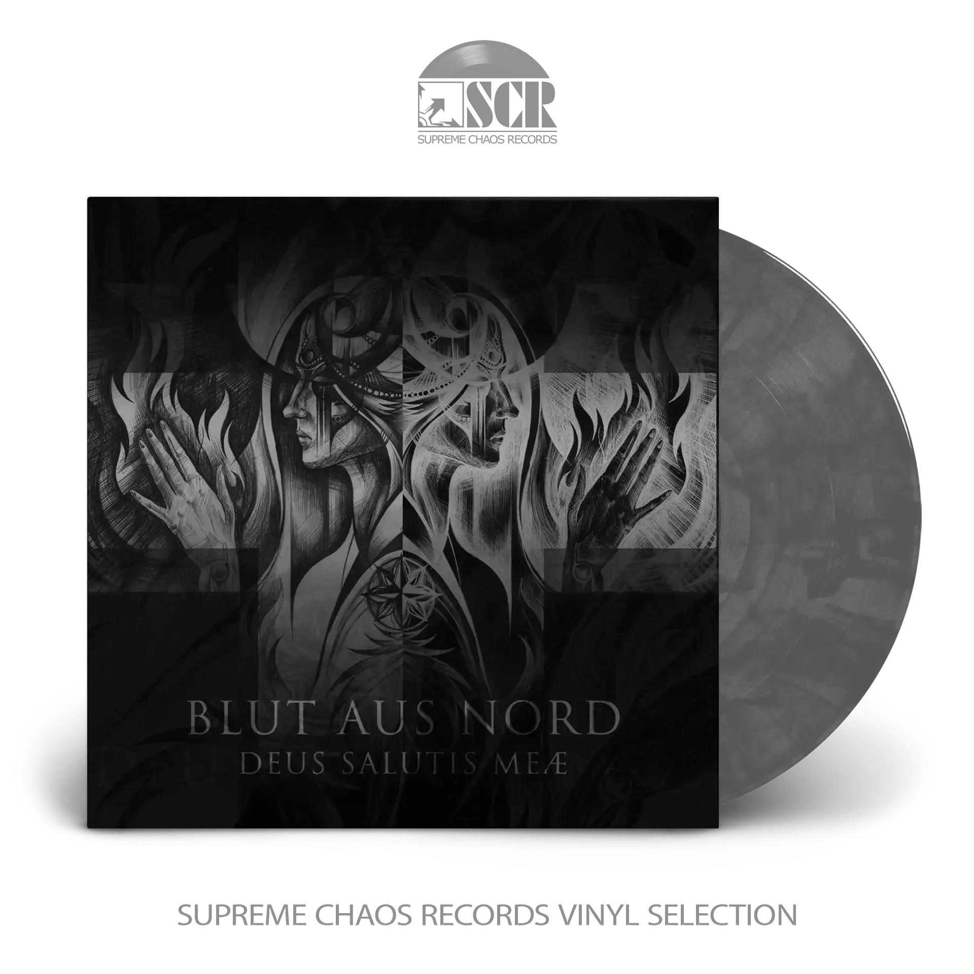 BLUT AUS NORD · Deus Salutis Meae | CLEAR/BLACK MARBLED LP (Black Metal Vinyl)