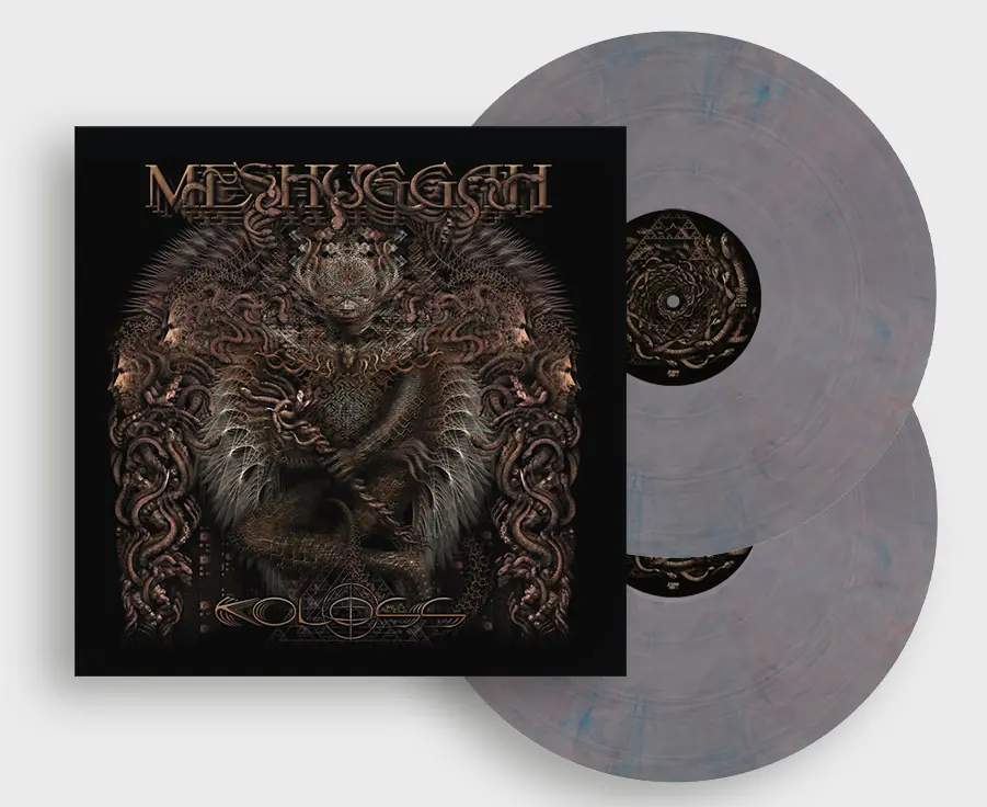 MESHUGGAH · Koloss | CLEAR/RED//BLUE MARBLED DLP MESHUGGAH · Koloss | CLEAR/RED//BLUE MARBLED DLP (Progressive Metal Vinyl)