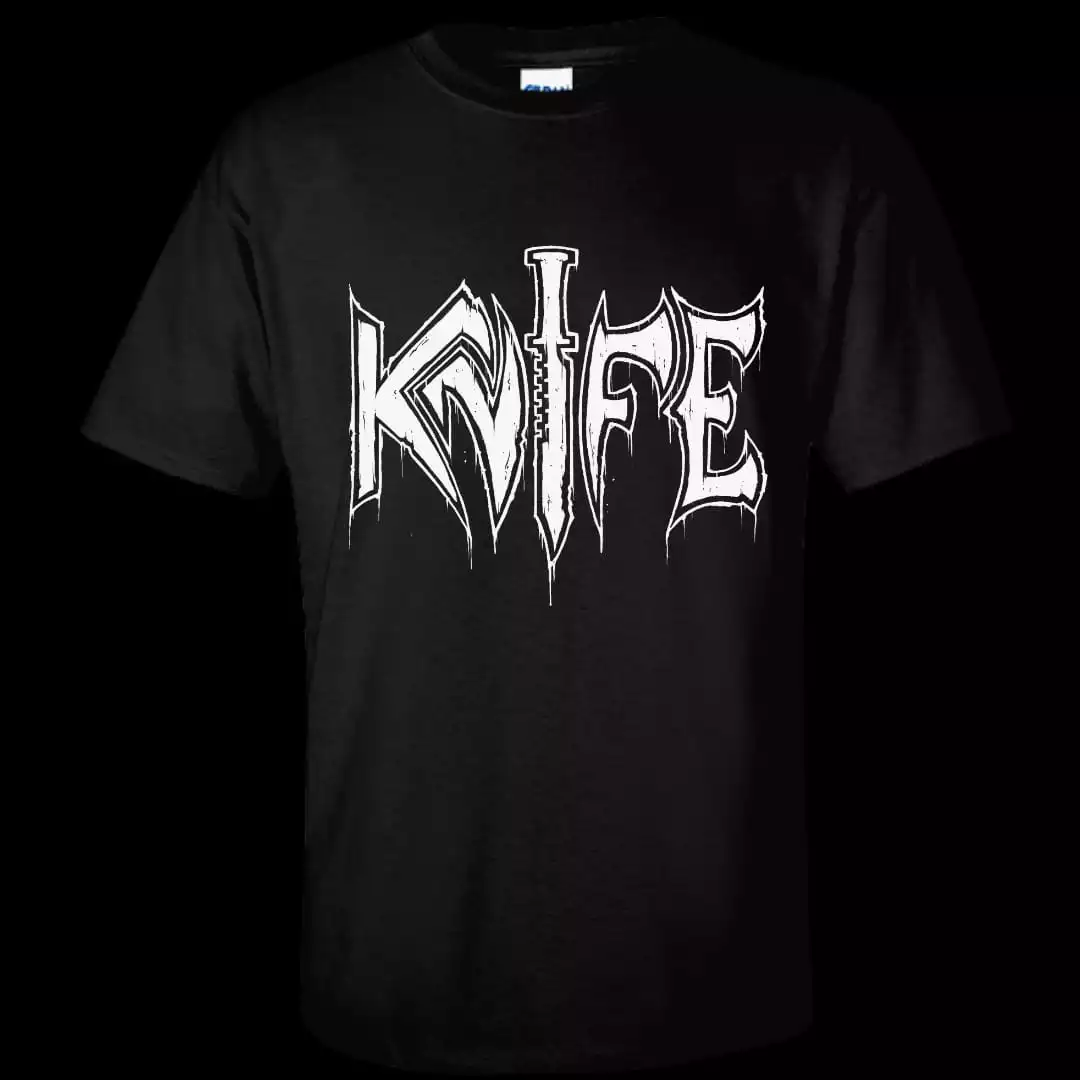KNIFE - Logo · T-SHIRT (Speed Metal Clothes)