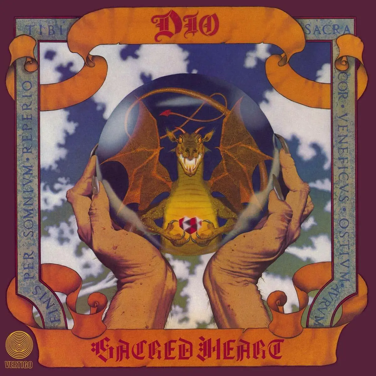 DIO - Sacred Heart (Remastered) · BLACK LP (Heavy Metal Vinyl) · Bild 1