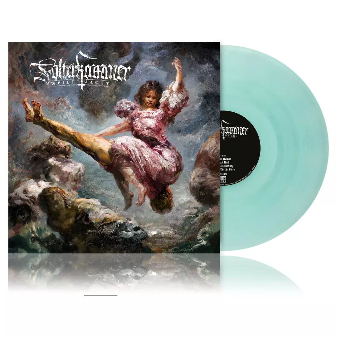 FOLTERKAMMER · Weibermacht | TRANSPARENT COKE BOTTLE GREEN LP (Symphonic Black Metal Vinyl)