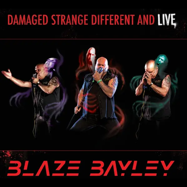 BLAZE BAYLEY · Damaged Strange Different And Live | BLACK LP · Bild 1 BLAZE BAYLEY · Damaged Strange Different And Live | BLACK LP (Heavy Metal Vinyl) · Bild 1