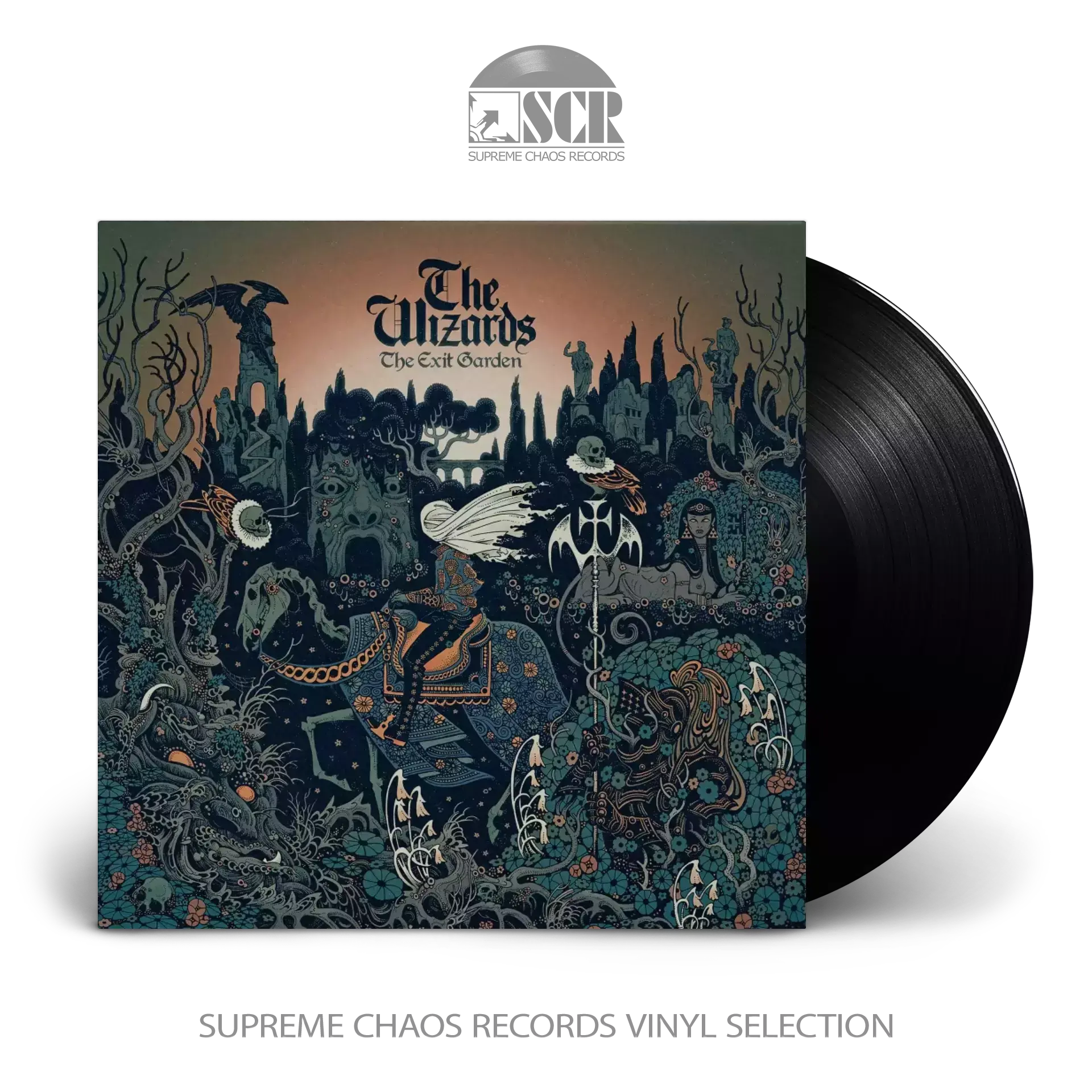 THE WIZARDS · The Exit Garden | BLACK LP (Doom Metal Vinyl)