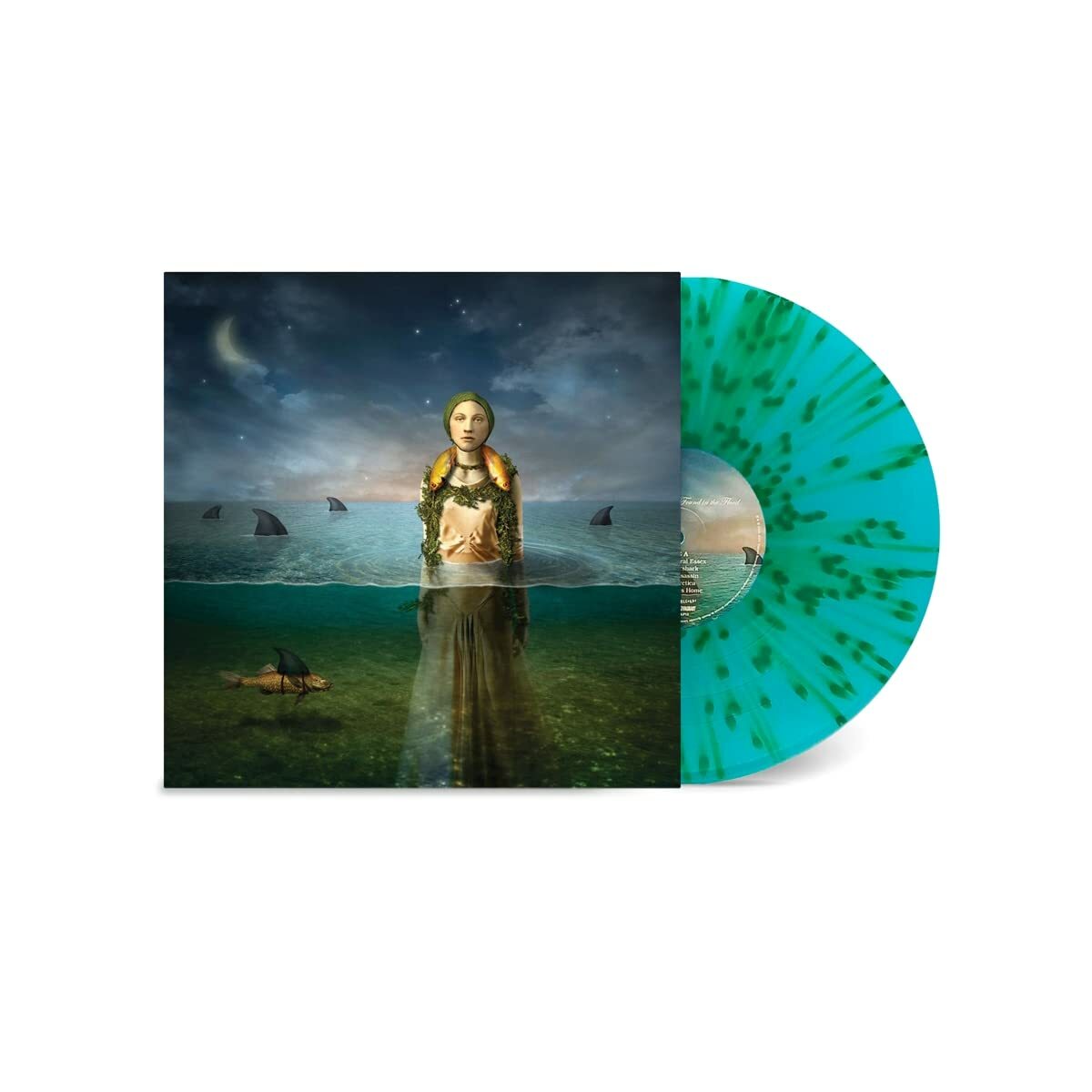 THE BLED - Found In The Flood · BLUE/GREEN SPLATTER LP (Post Hardcore Vinyl)