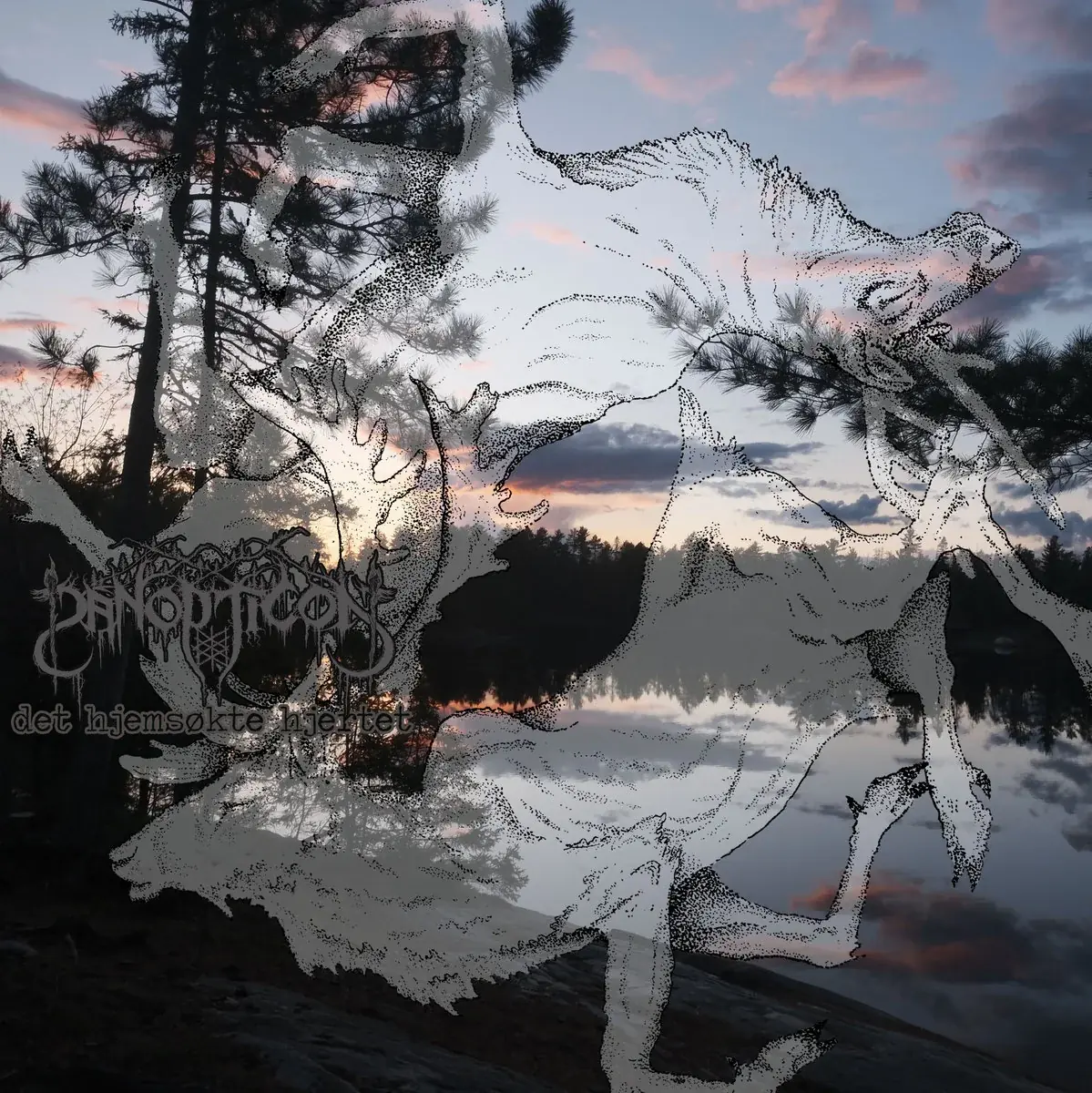 PANOPTICON · Det Hjemsokte Hjertet | PURPLE/ORANGE 2LP (Black Metal Vinyl) · Bild 1