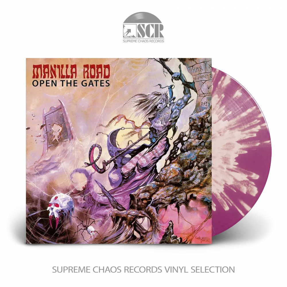 MANILLA ROAD · Open The Gates | PURPLE/BONE LP MANILLA ROAD · Open The Gates | PURPLE/BONE LP (Heavy Metal Vinyl)