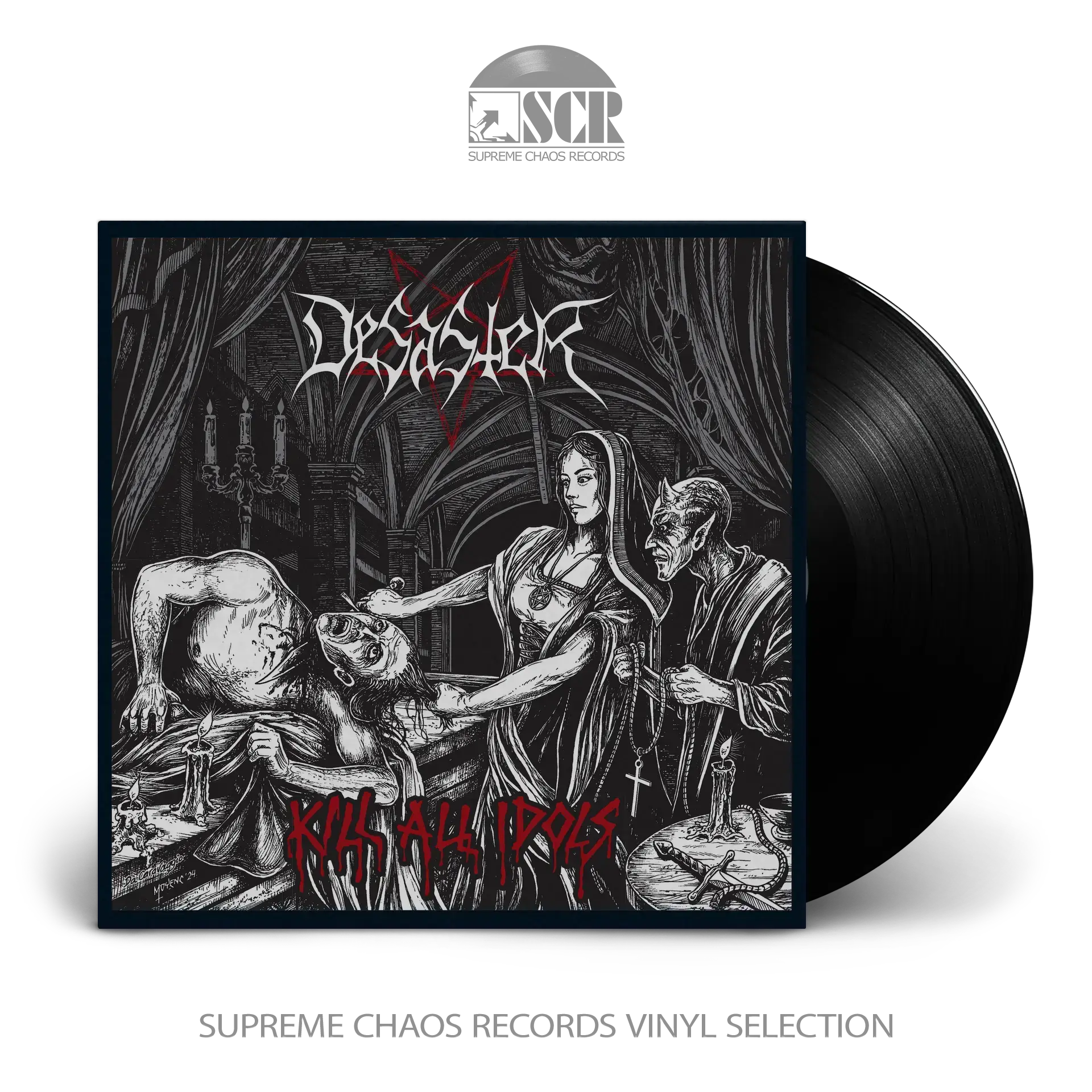 DESASTER - Kill All Idols · BLACK LP DESASTER - Kill All Idols · BLACK LP (Black Metal/Thrash Metal Vinyl)