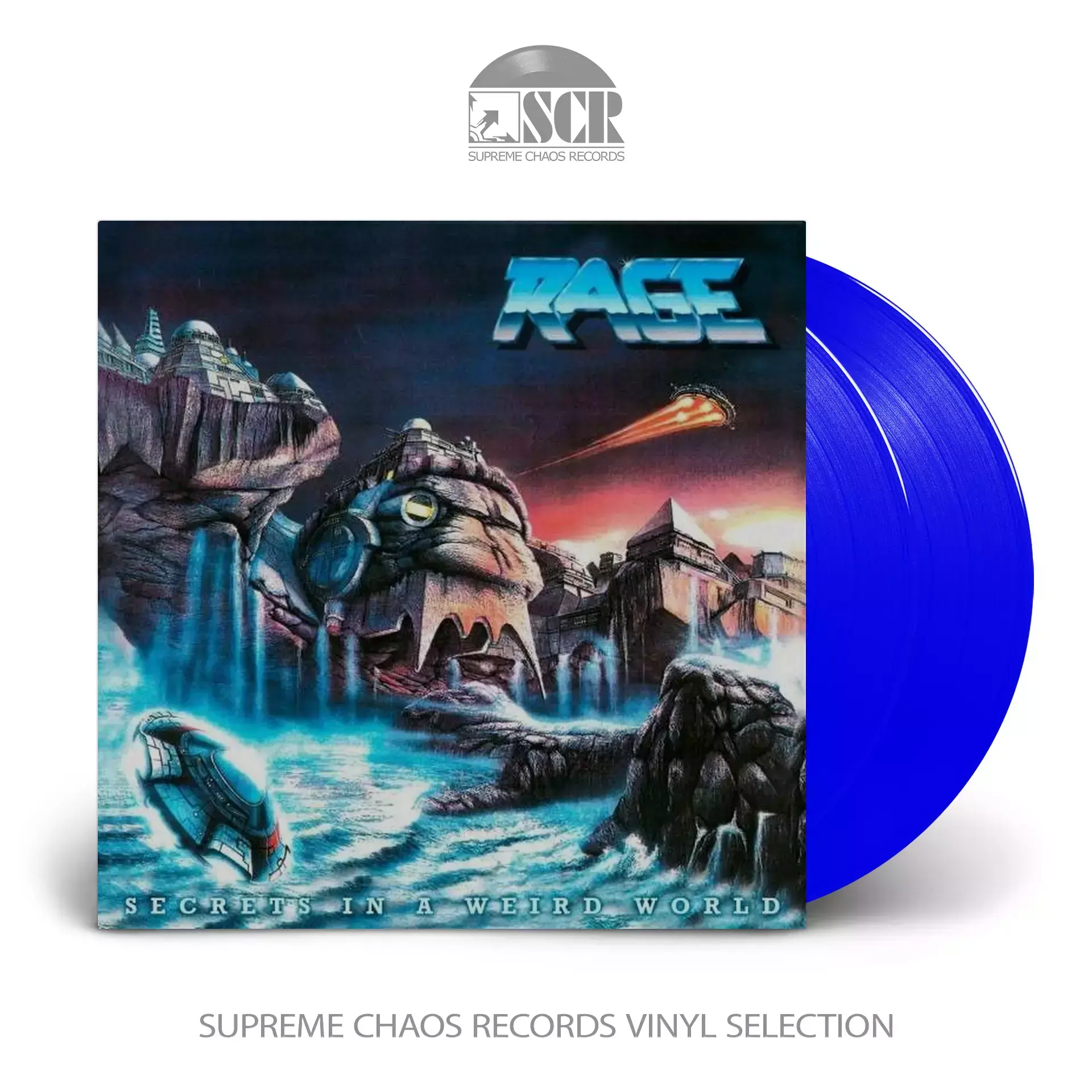 RAGE - Secrets In A Weird World · BLUE DLP (Heavy Metal Vinyl)