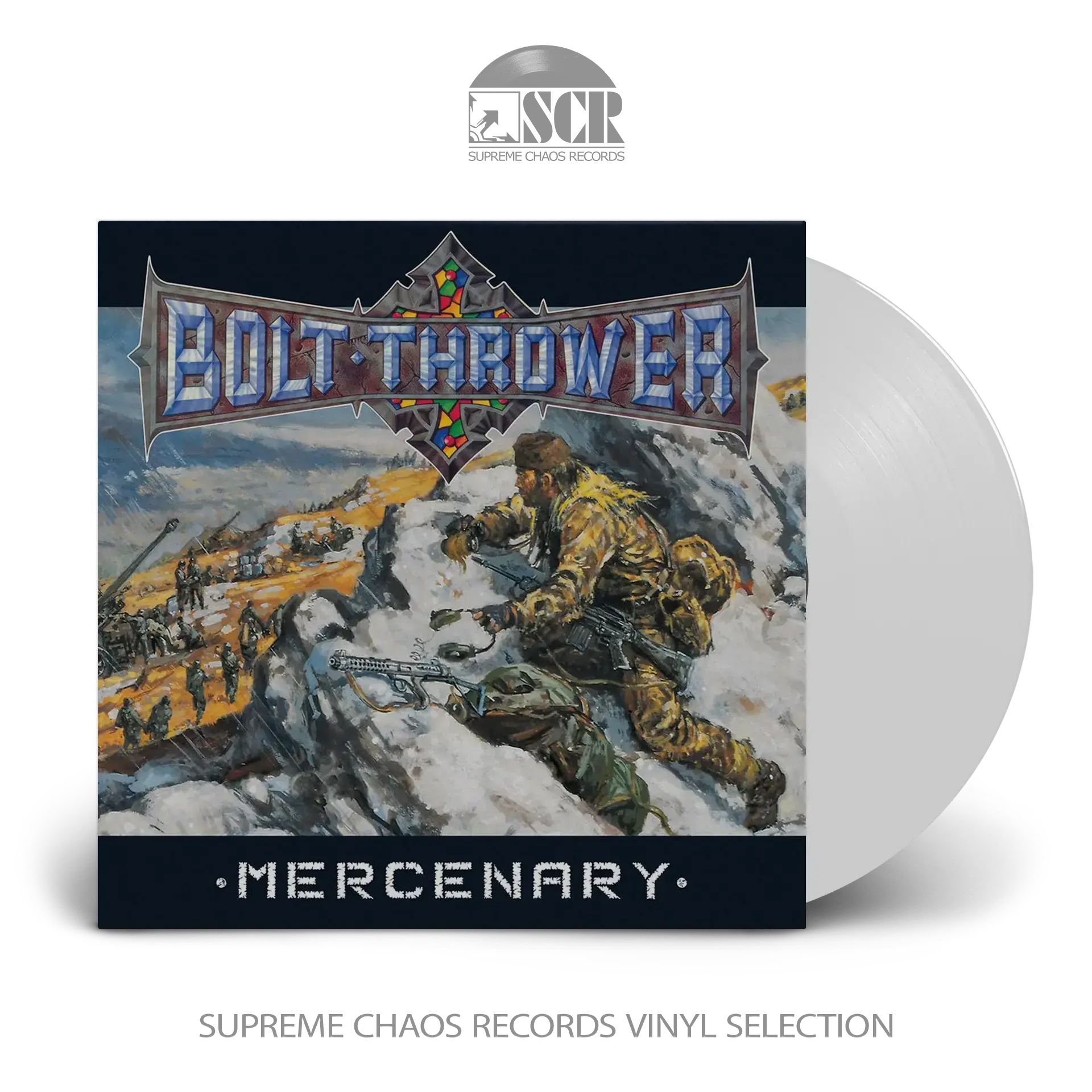 BOLT THROWER · Mercenary | WHITE LP BOLT THROWER · Mercenary | WHITE LP (Death Metal Vinyl)