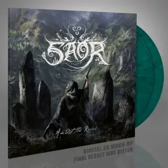 SAOR - Amidst The Ruins · GREEN/WHITE/BLACK MARBLED 2LP (Black Metal Vinyl)