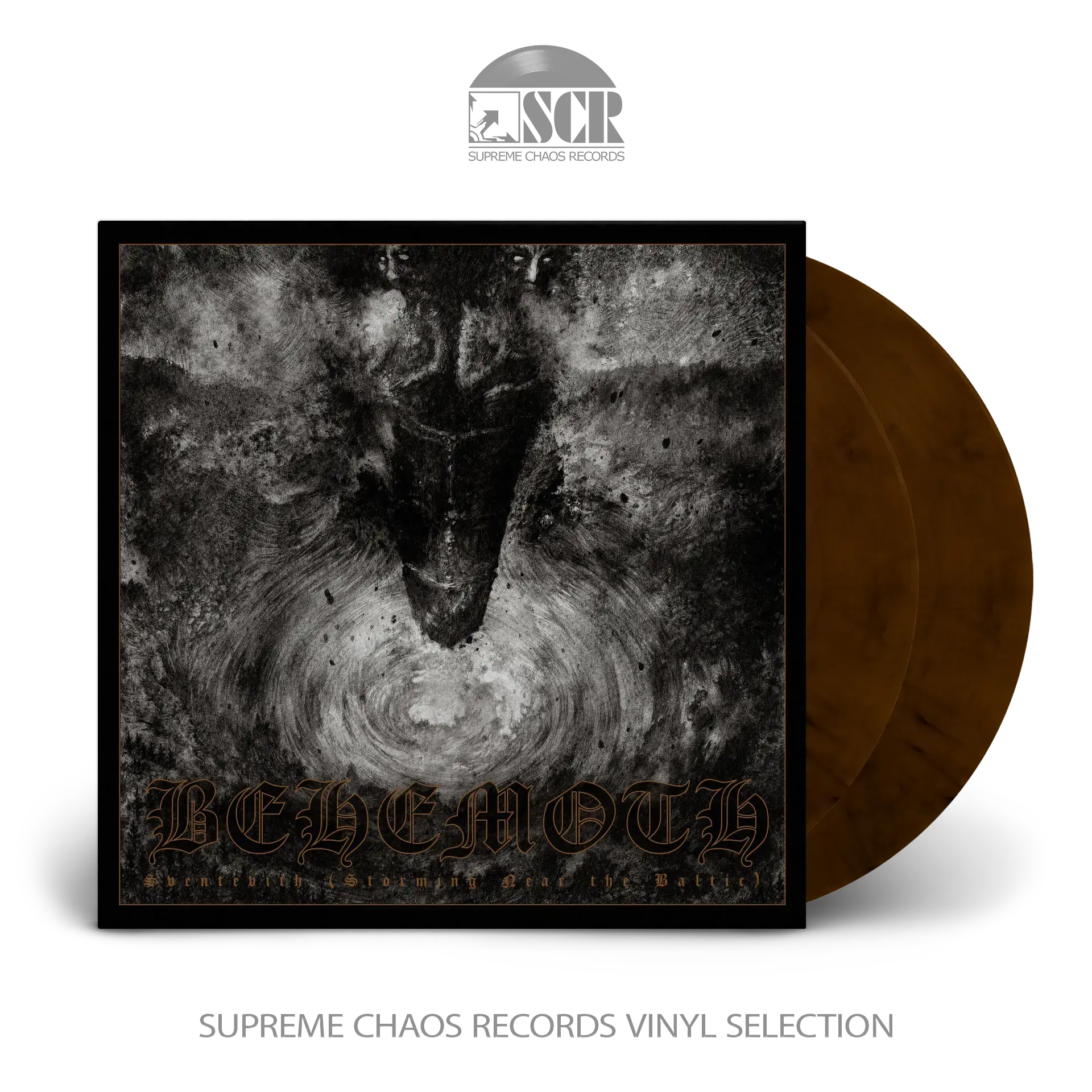 BEHEMOTH · Sventevith (Storming Near The Baltic) (Metal Blade) | BROWN/BLACK 2LP BEHEMOTH · Sventevith (Storming Near The Baltic) (Metal Blade) | BROWN/BLACK 2LP (Black Metal/Death Metal Vinyl)