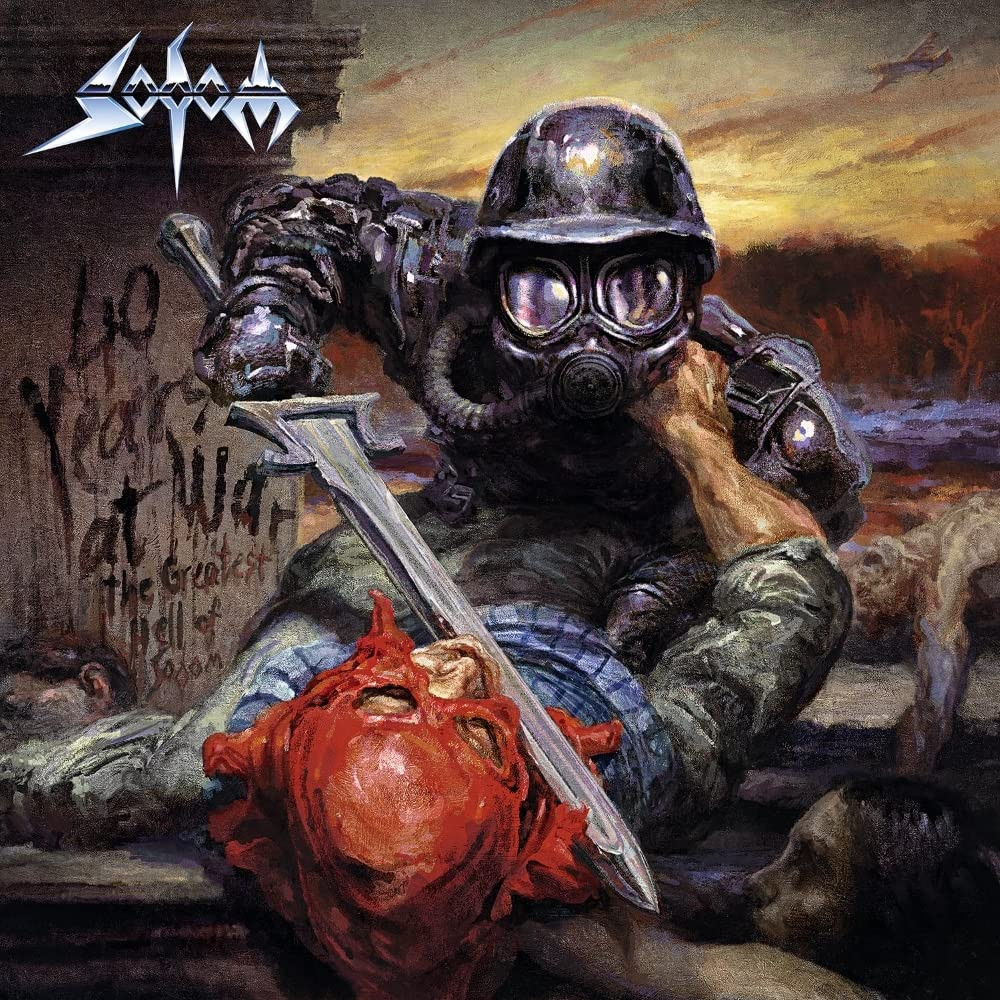 SODOM - 40 Years At War - The Greatest Hell Of Sodom · CRYSTAL CLEAR/BLACK SPLATTER DLP · Bild 1 SODOM - 40 Years At War - The Greatest Hell Of Sodom · CRYSTAL CLEAR/BLACK SPLATTER DLP (Thrash Metal Vinyl) · Bild 1