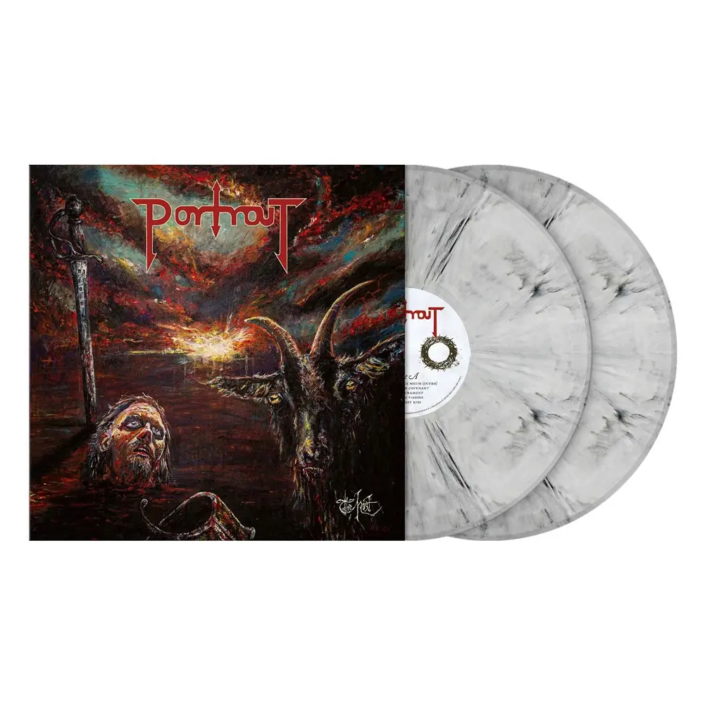 PORTRAIT - The Host · WHITE/BLACK MARBLED DLP (Heavy Metal Vinyl)
