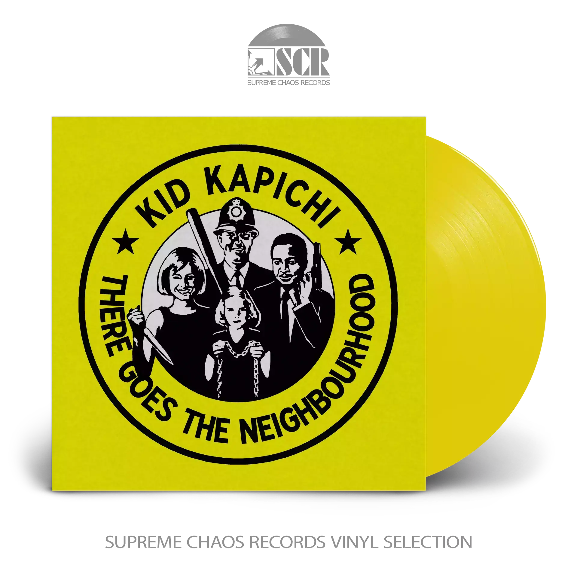KID KAPICHI · There Goes The Neighbourhood | LEMON YELLOW LP (Alternative Rock Vinyl)